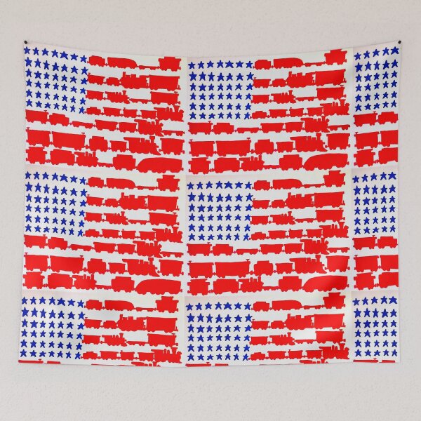 Item preview, God bless trains designed and sold by Clinton James Weydert.