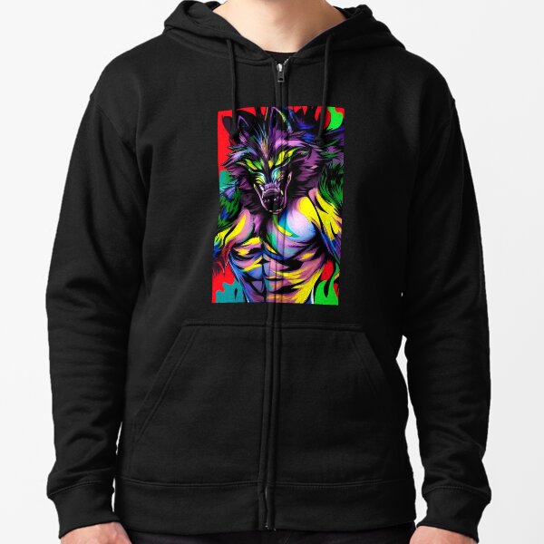 Item preview, Colorful Werewolf. Splatter Style. designed and sold by Shanksuall.