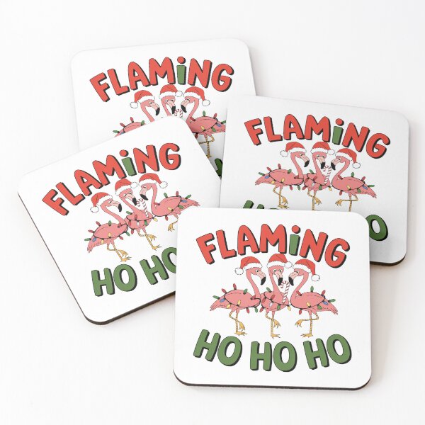 Item preview, Flamingo Ho Ho Ho - Festive Christmas Flamingo Design designed and sold by Sahil Randhawa.