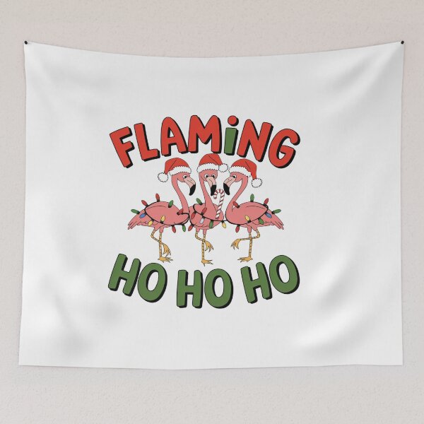 Item preview, Flamingo Ho Ho Ho - Festive Christmas Flamingo Design designed and sold by Sahil Randhawa.