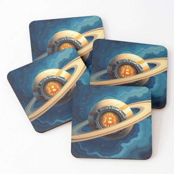 Item preview, Bitcoin Aurora Borealis Northern Lights of Crypto designed and sold by RadDeck.