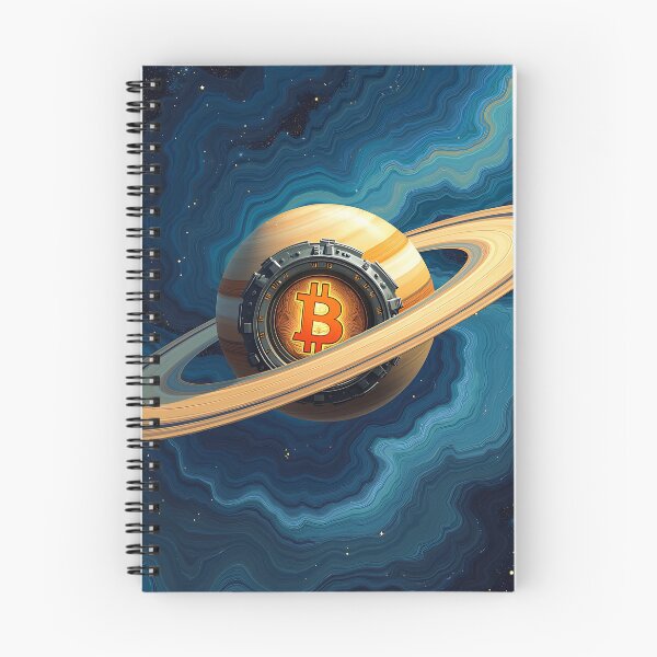 Item preview, Bitcoin Aurora Borealis Northern Lights of Crypto designed and sold by RadDeck.