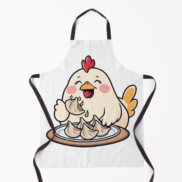 Item preview, Chicken eating Dumplings designed and sold by Kids GobbleGala.