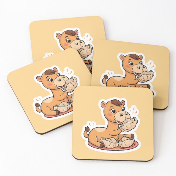 Item preview, Camel eating Dumplings designed and sold by Kids GobbleGala.