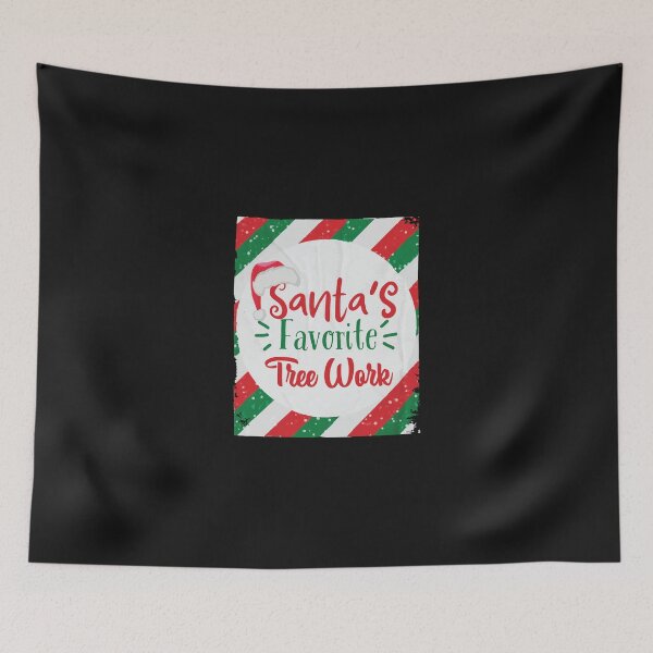 Item preview,  Santa's Favorit Tree Work / Logging / Chainsawman / Arborist designed and sold by Tee Hub.