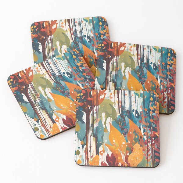 Item preview, Retro Leaves designed and sold by Urbanwraps.