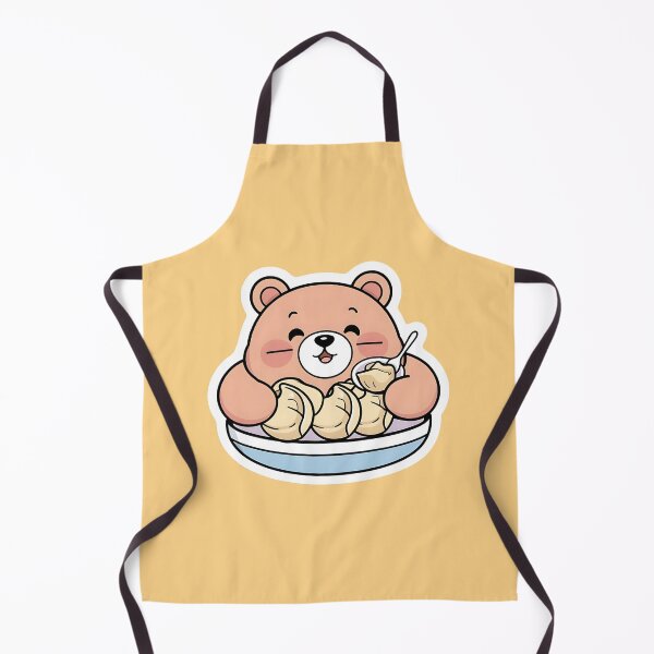 Item preview, Bear eating Dumplings designed and sold by Kids GobbleGala.