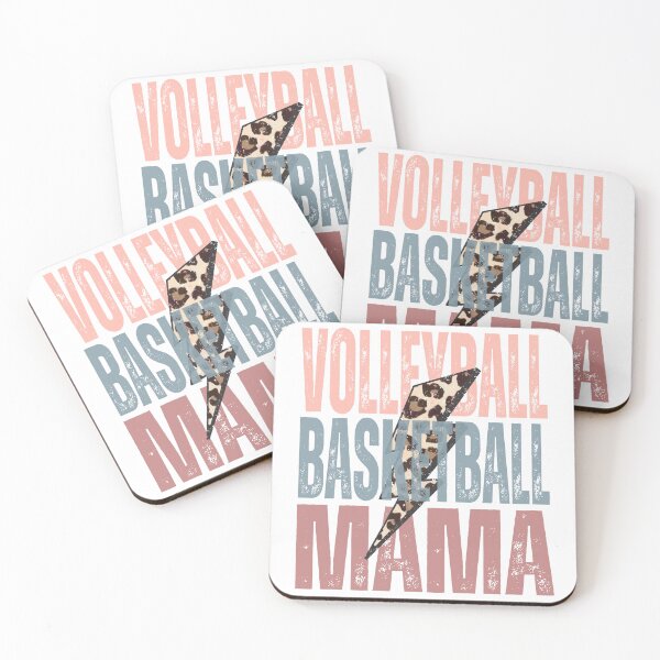 Item preview, Volleyball and Basketball Mom Sports Mom Leopard designed and sold by SarahFinnDesign.