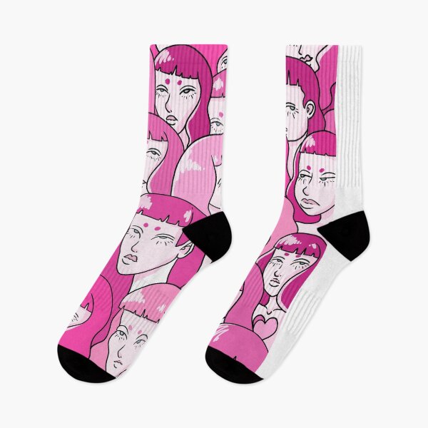 Item preview, Crowd of Pink Haired Girls designed and sold by dulainula.
