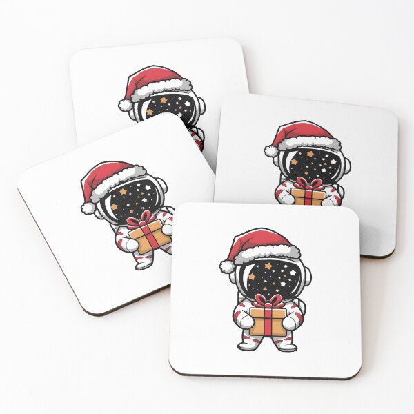 Item preview, Merry christmas cute astronaut designed and sold by ArtbySameer.