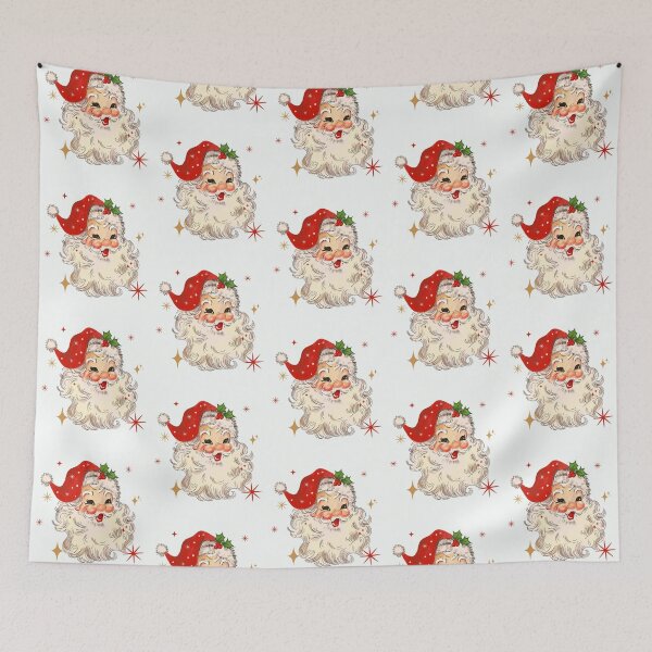 Item preview, Vintage Santa Cute Classic Santa Face Classic Christmas designed and sold by SarahFinnDesign.