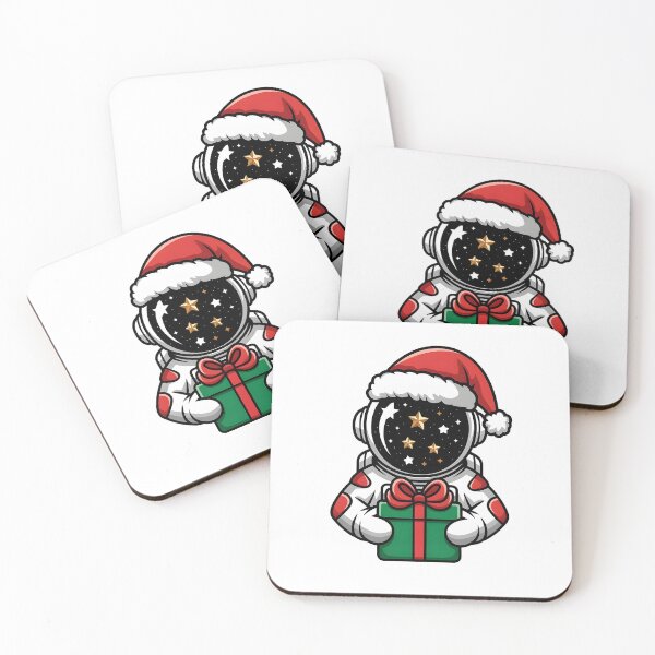 Item preview, Merry christmas cute astronaut designed and sold by ArtbySameer.