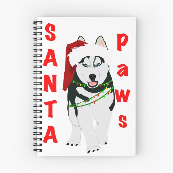 Item preview, Santa paws husky Christmas pup designed and sold by CATC0MMANDER.