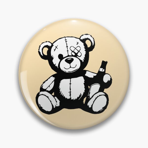 Item preview, sweet bear partying designed and sold by HipsterAnimals.