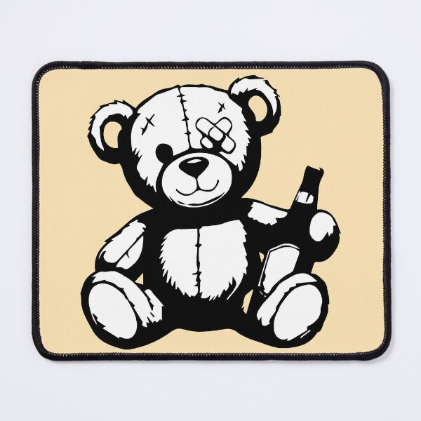 Item preview, sweet bear partying designed and sold by HipsterAnimals.