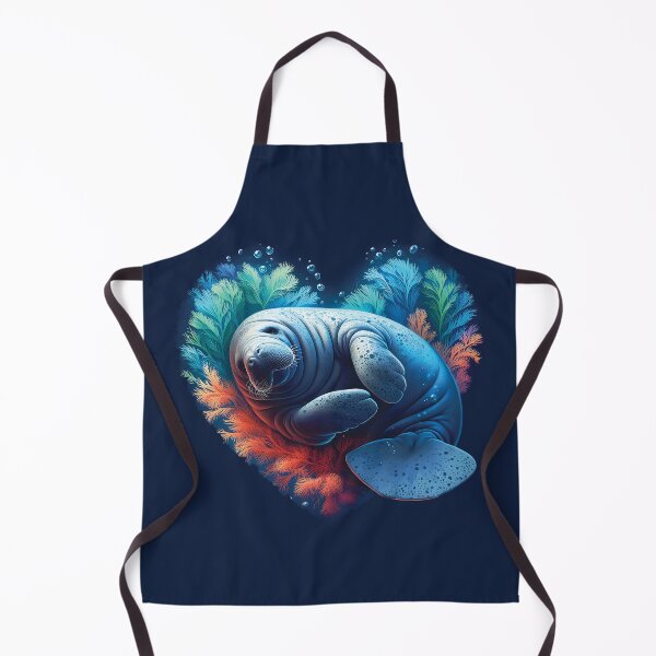 Item preview, Manatee in Seagrass Heart designed and sold by EcoArtShop.