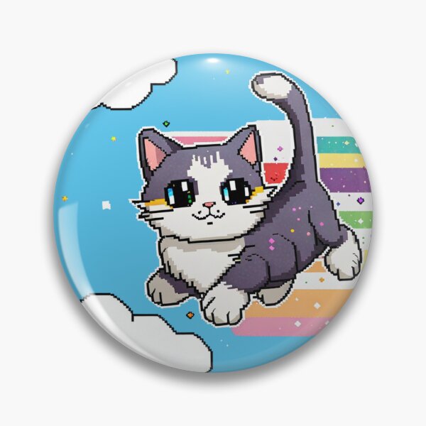 Item preview, Aroace Cat Rainbow 8bit designed and sold by IrgumS.