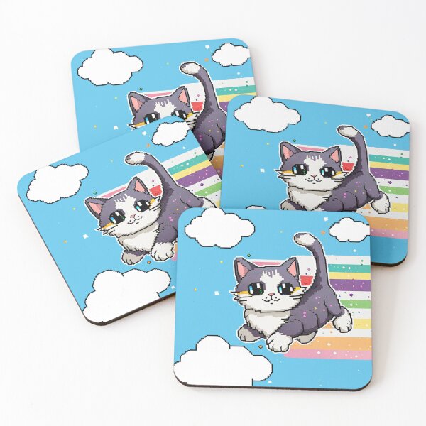Item preview, Aroace Cat Rainbow 8bit designed and sold by IrgumS.