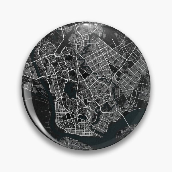 Item preview, Yangon City Map of Myanmar - Dark designed and sold by deMAP.