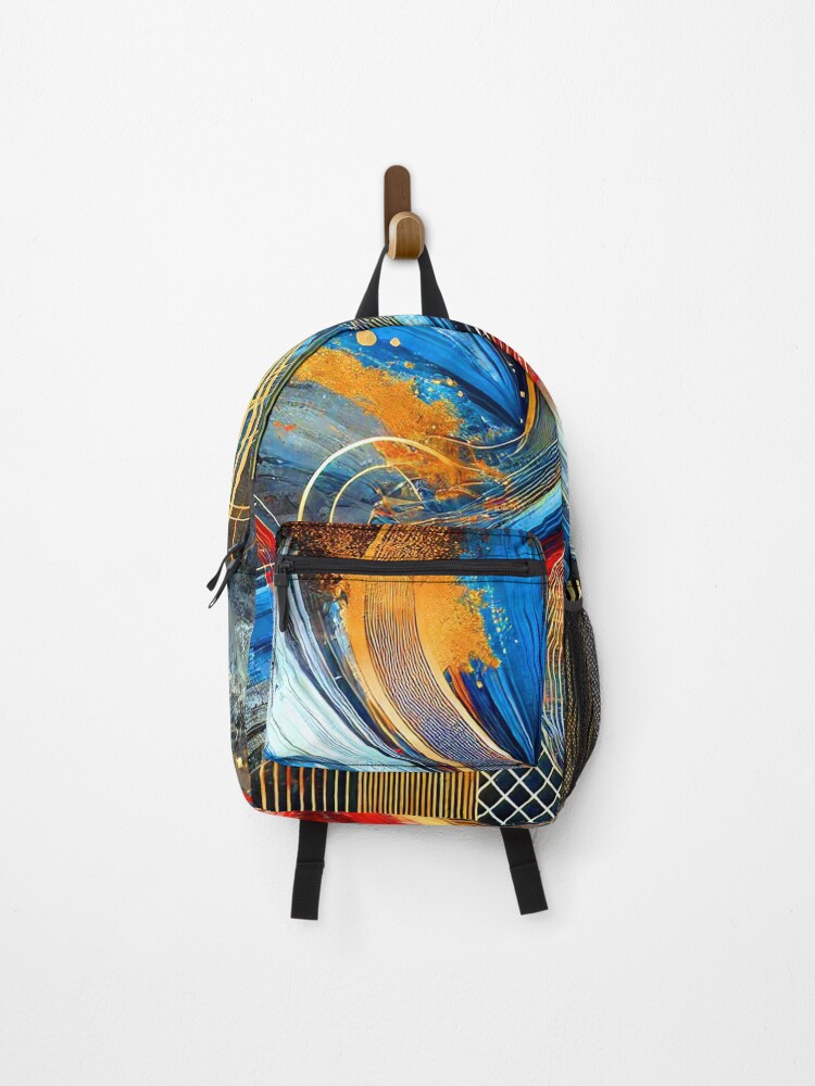 Thumbnail 1 of 3, Backpack, Abstract Energy Flow designed and sold by ChrisButler.