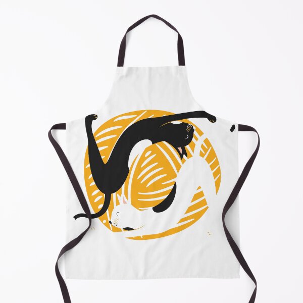 Item preview, Yoga Cats Stacked Over Yellow Thread Ball designed and sold by TurtleDojo.
