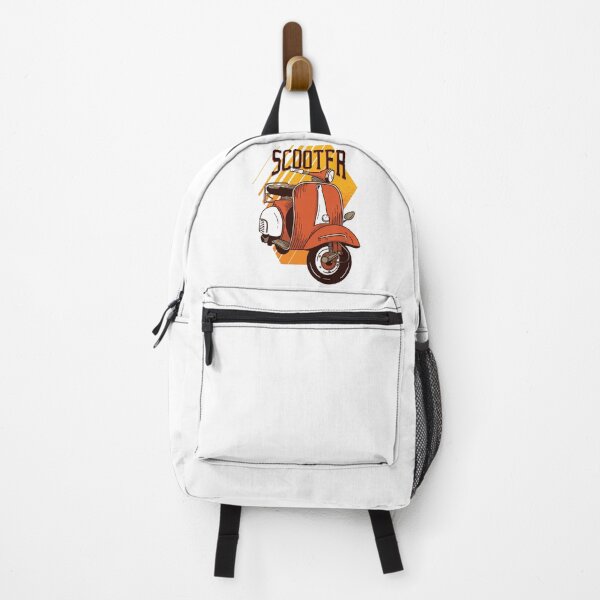 Item preview, Cartoon Scooter with Geometric Background designed and sold by TurtleDojo.