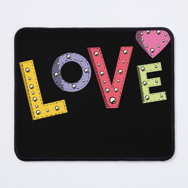 Item preview, Stitched LOVE Typographic Design designed and sold by TurtleDojo.