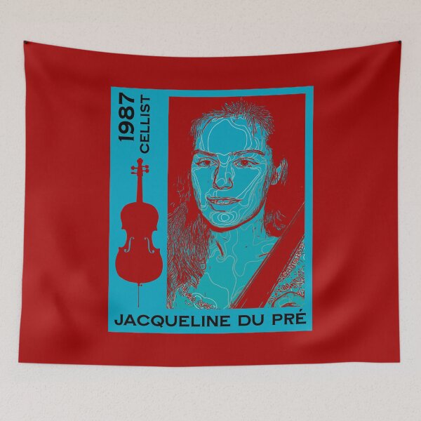 Item preview, Jacqueline Mary Du Pré Cellist designed and sold by happygiftideas.
