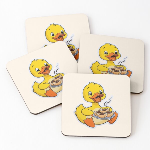 Item preview, Duck eating Dumplings designed and sold by Kids GobbleGala.