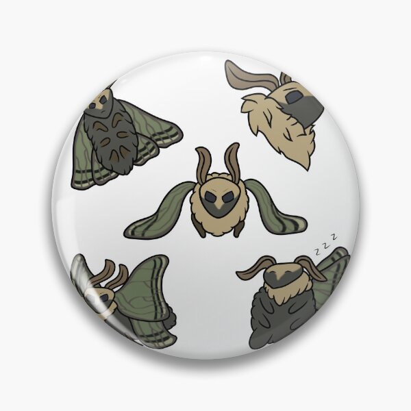 Item preview, Cute silly Spanish lunar moths designed and sold by ZeketheMeekMoth.