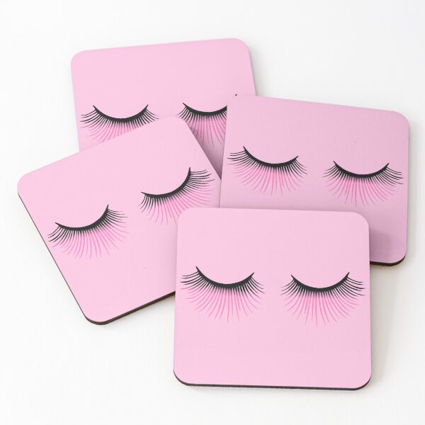Item preview, Pink Eyelashes for Special Occasions 2, Unique designed and sold by villacreativa.