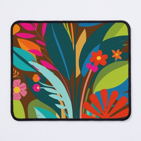 Item preview, colorful flowers & leaves designed and sold by KiraChie.