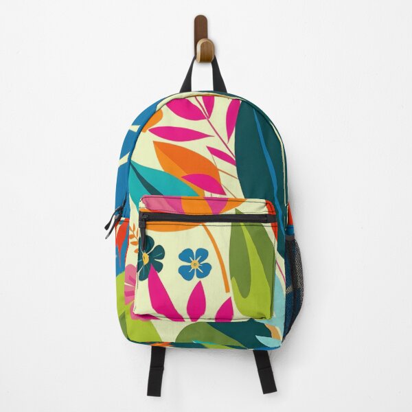 Item preview, colorful flowers & leaves designed and sold by KiraChie.