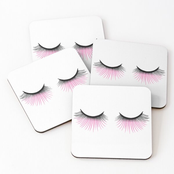 Item preview, Pink Eyelashes for Special Occasions, Unique designed and sold by villacreativa.