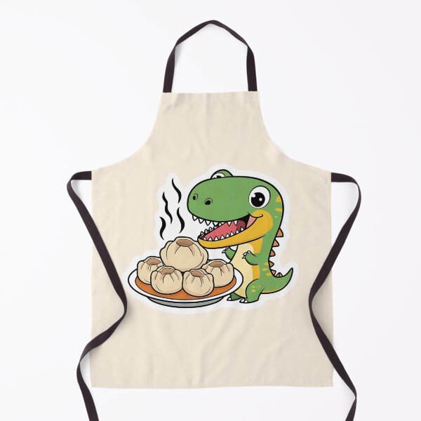 Item preview, Dinosaur eating Dumplings designed and sold by Kids GobbleGala.
