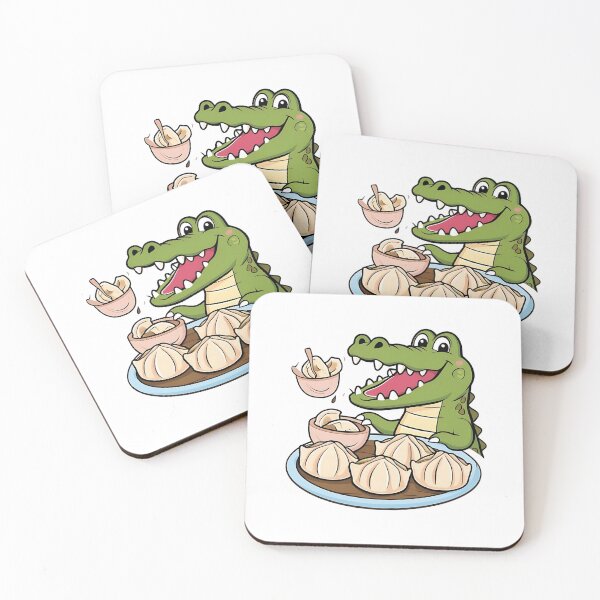 Item preview, Crocodile eating Dumplings designed and sold by Kids GobbleGala.