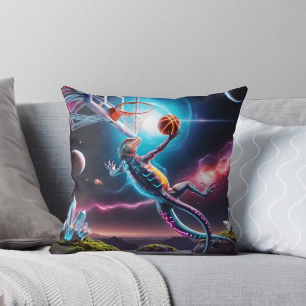 Item preview, Lagarto futurista sumergiéndose en el espacio designed and sold by MrTrendyDesigns.