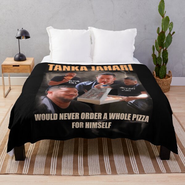 Item preview, Tanka Jaharis Would Never Order a Whole Pizza For Himself Meme designed and sold by Patu-san.