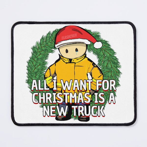 Item preview, All I want for Christmas is a new truck - Rural designed and sold by Flashover.