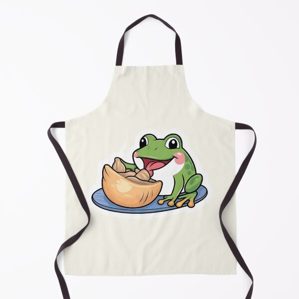 Item preview, Frog eating Dumplings designed and sold by Kids GobbleGala.