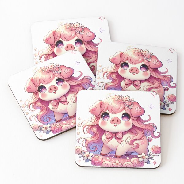 Item preview, Pink Pig Children Cartoon designed and sold by Nuynuyshop.