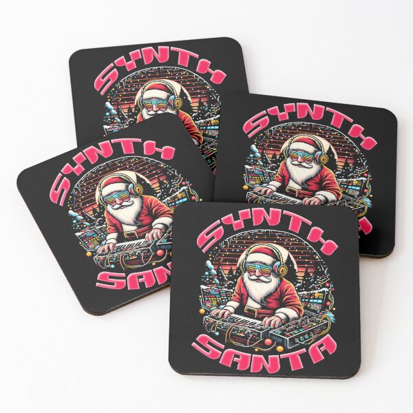 Item preview, Synth Santa Claus Merry Christmas Happy Synthesizer XMAS 1 designed and sold by FindThePlot.