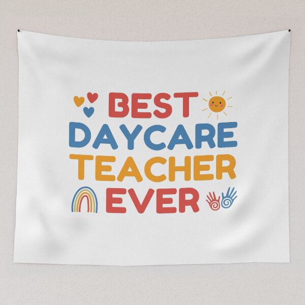 Item preview, Best Daycare Teacher Ever Gift - Cute and Playful Design for Teachers designed and sold by DesignDazzles.