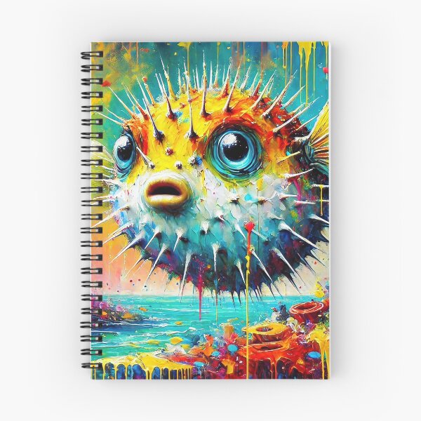 Item preview, Colorful Pufferfish designed and sold by ChrisButler.