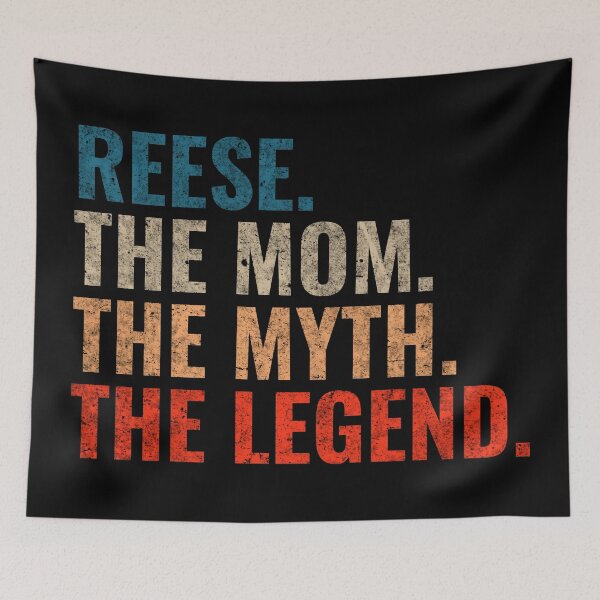 Item preview, Reese The Mom The Myth The Legend Reese Name Retro 70s distress designed and sold by Teelogic.