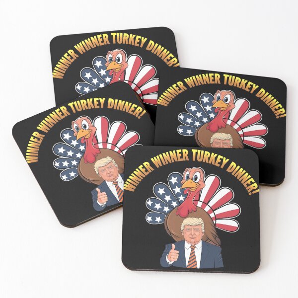 Item preview, Trump Vance Winner Winner Turkey Dinner - A funny gift for fans of political humor and unique Thanksgiving flair! designed and sold by ZyziowskyArt.