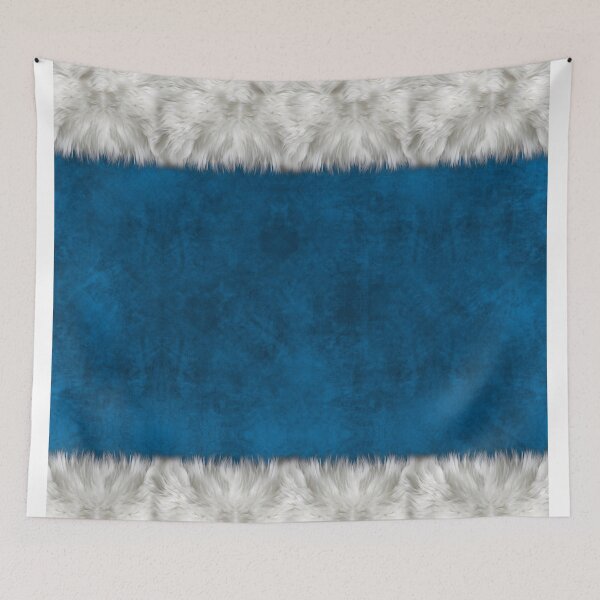 Aperçu de l'œuvre Père Noël - Velours - Bleu créée et vendue par L'Atelier de Milu.