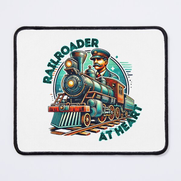 Item preview, Railroader at Heart designed and sold by rskiba13.