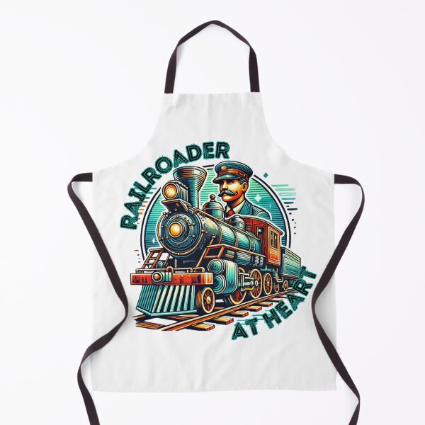 Item preview, Railroader at Heart designed and sold by rskiba13.