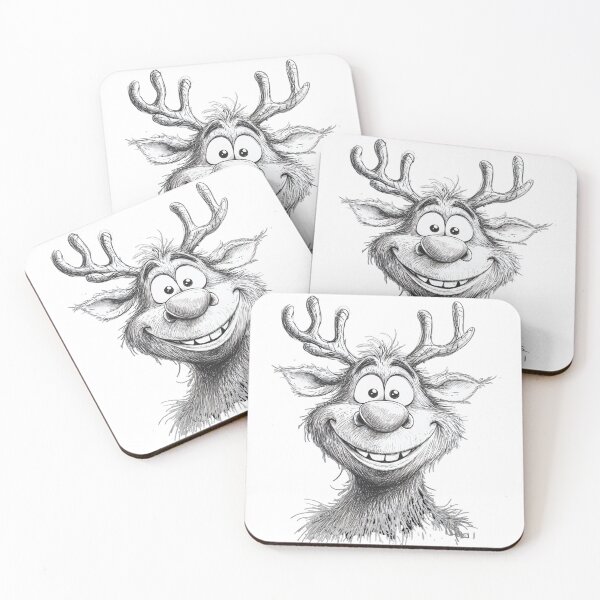 Item preview, Rudolph the not-so-red-nose reindeer  designed and sold by laura-in-rome.